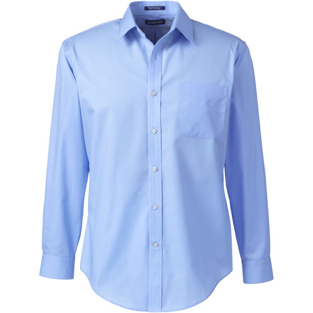 Men's Sky Blue Broadcloth Shirt