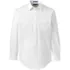 School Uniform Men's Long Sleeve Tailored Straight Collar Broadcloth Dress Shirt, Front