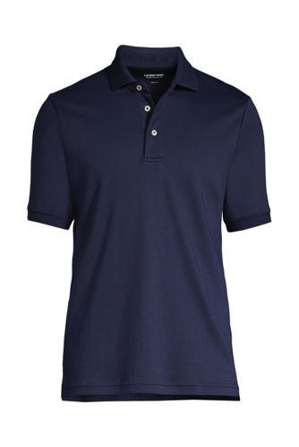Men's Short Sleeve Super Soft Supima Polo Shirt from Lands' End