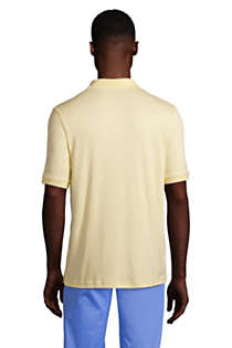 Men's Short Sleeve Super Soft Supima Polo Shirt, Back