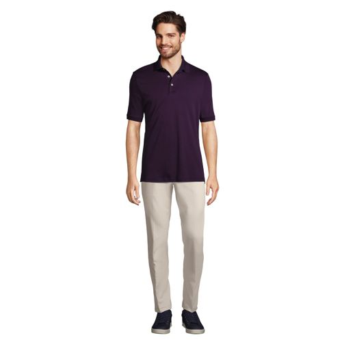 Supima Kurzarm-Polo für Herren, Classic Fit image number 3