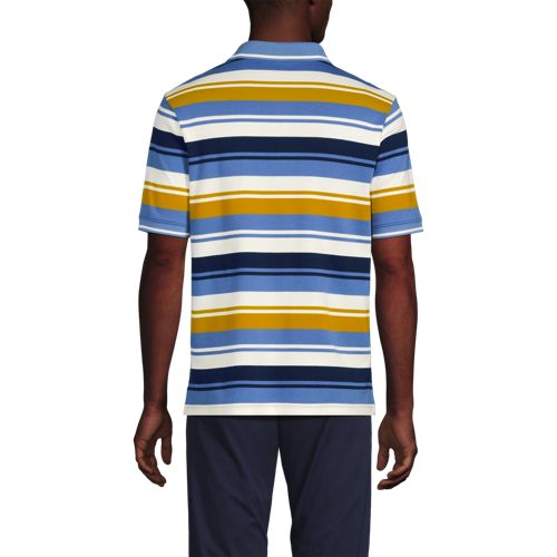 Men's Short Sleeve Cotton Supima Polo Shirt, Back