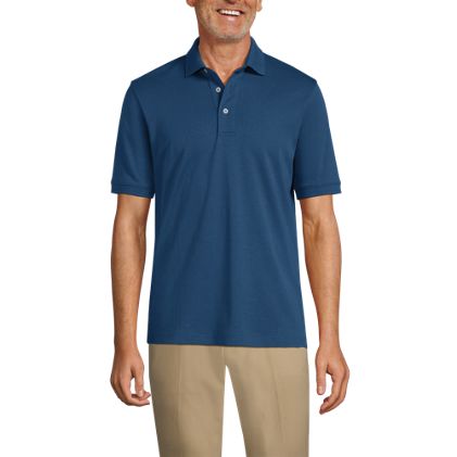 Men's Short Sleeve Cotton Supima Polo Shirt - image 1