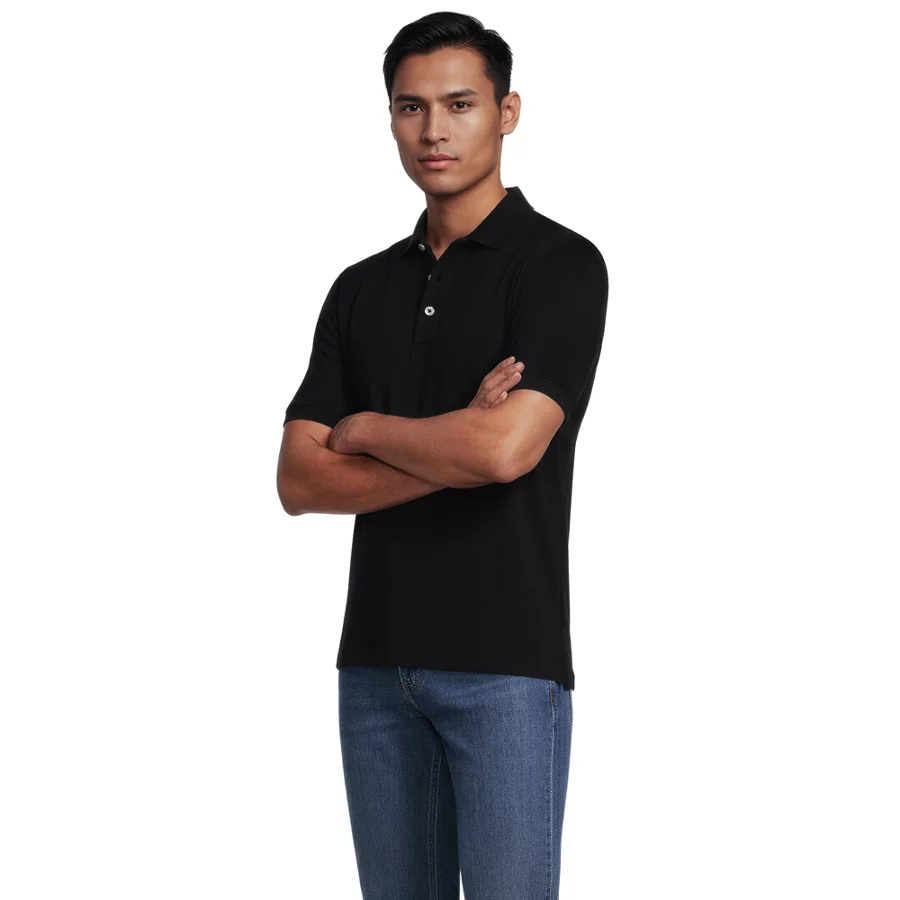 Men's Short Sleeve Cotton Supima Polo Shirt view 2