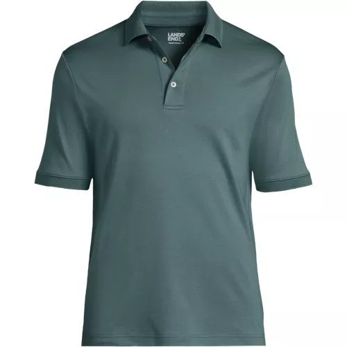 Men's Short Sleeve Cotton Supima Polo Shirt, Front