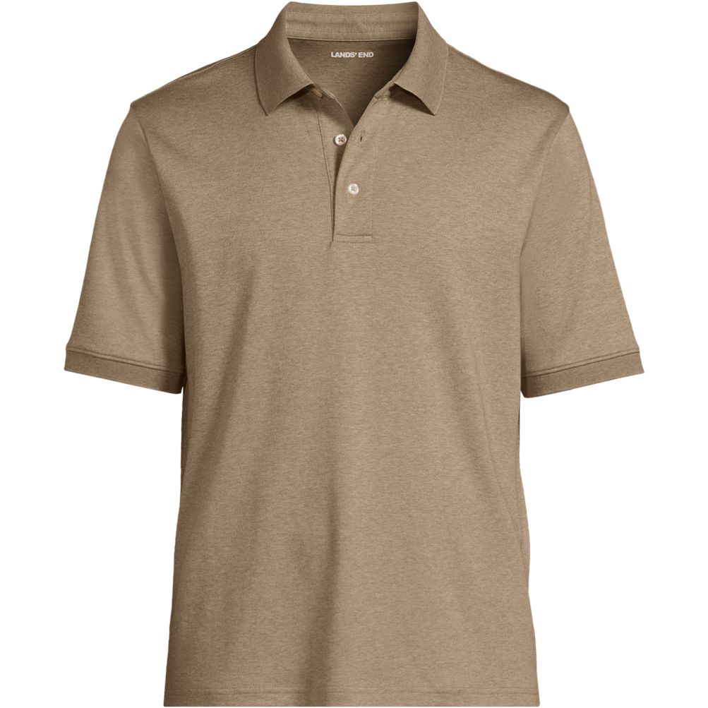 Men's Short Sleeve Cotton Supima Polo Shirt | Lands' End