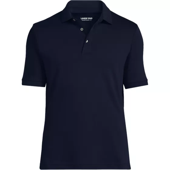 School Uniform Men's Short Sleeve Cotton Supima Polo Shirt - primary