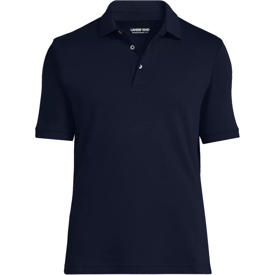 School Uniform Men's Short Sleeve Cotton Supima Polo Shirt