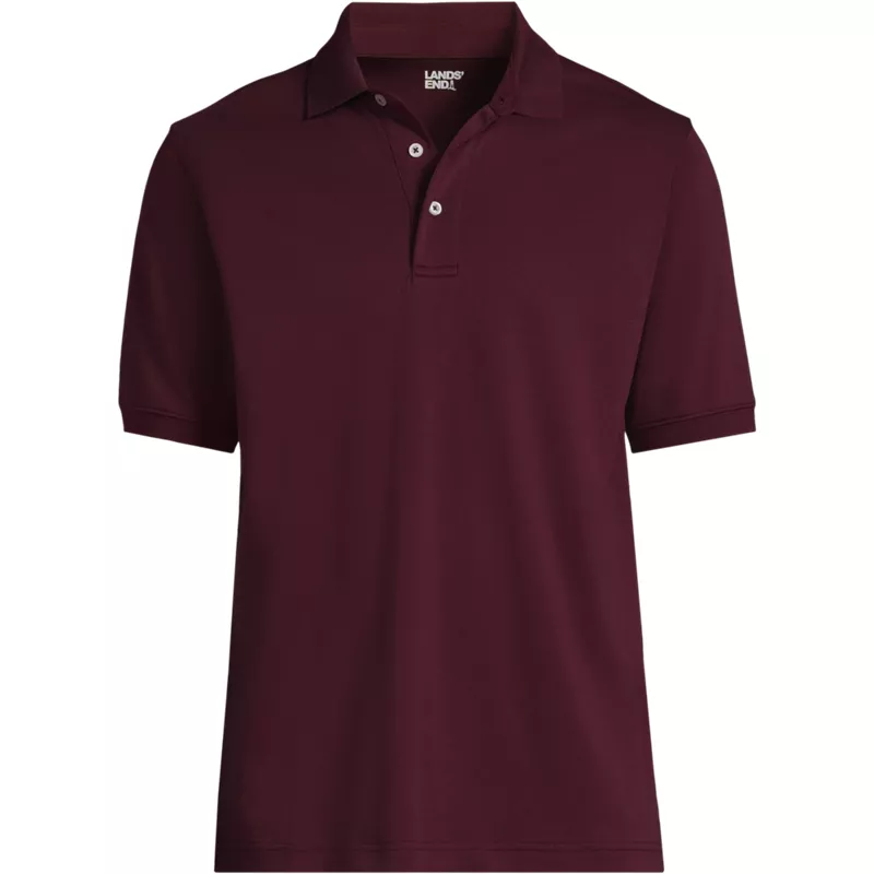 Men's Tall Short Sleeve Cotton Supima Polo Shirt, Front