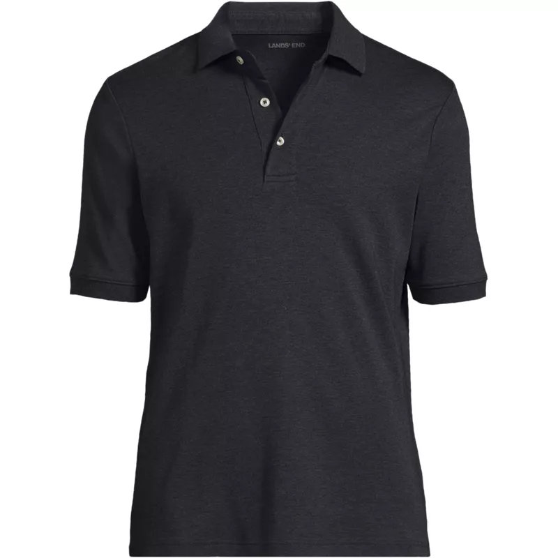 School Uniform Men's Tall Short Sleeve Cotton Supima Polo Shirt, Front