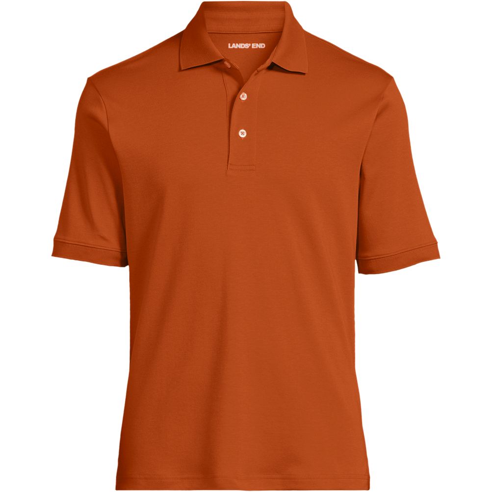 Men's Short Sleeve Cotton Supima Polo Shirt | Lands' End