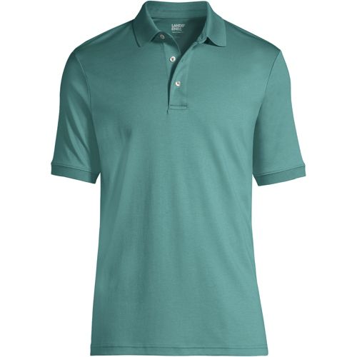 Lands\u2019 End Polo shirt wolwit casual uitstraling Mode Shirts Polo shirts Lands’ End 