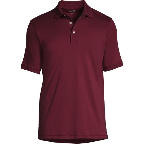 Men s Short Sleeve Active Pique Polo Lands End