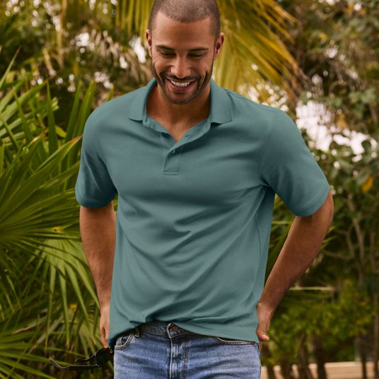 Mens Supima Cotton Polo Shirts Lands End