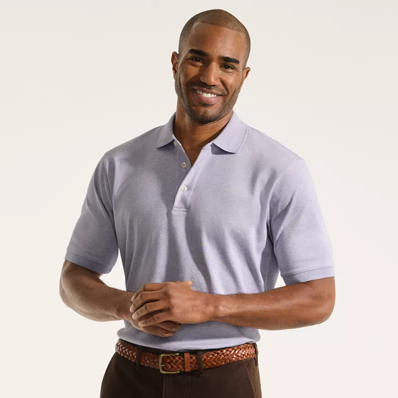 Men's Short Sleeve Cotton Supima Polo Shirt, alternative image