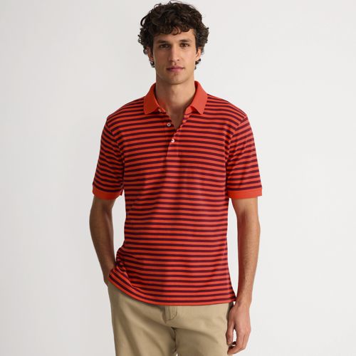 Men's Short Sleeve Cotton Supima Polo Shirt, Front