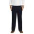 Men's Big and Tall No Iron Traditional Fit Pleated Front Chino Pant, Front