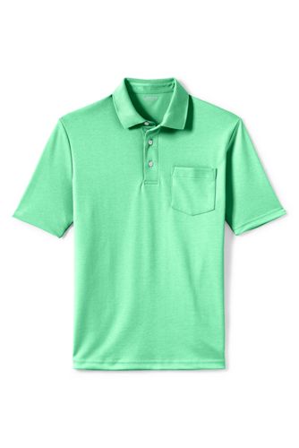 lands end mens polo shirts with pocket