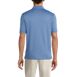 Men's Tall Short Sleeve Super Soft Supima Polo Shirt with Pocket, Back