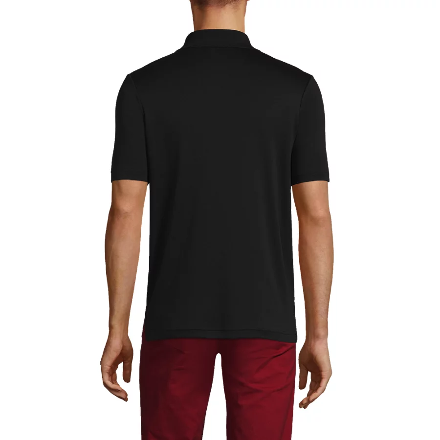 Men's Short Sleeve Cotton Supima Polo Shirt With Pocket view 3