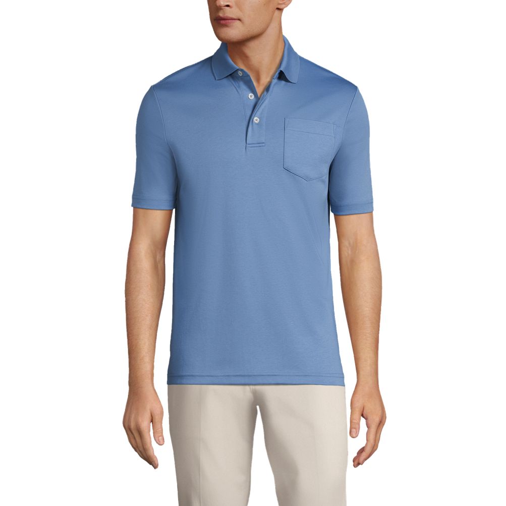 Men's Polo Shirt - Blue - XXL