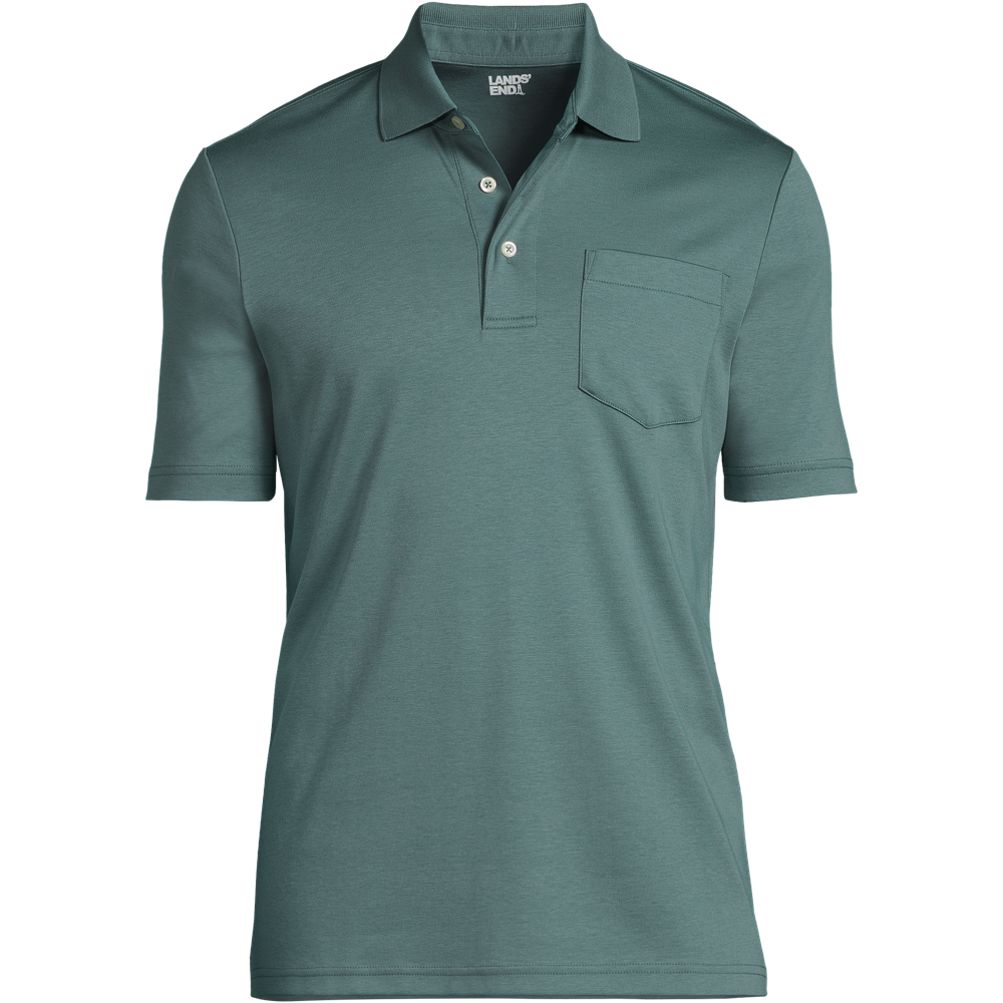 100% cotton polo shirt with pocket - Men