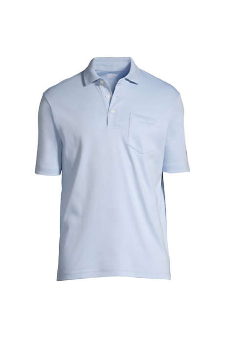 Men's Short Sleeve Super Soft Supima Polo Shirt with Pocket