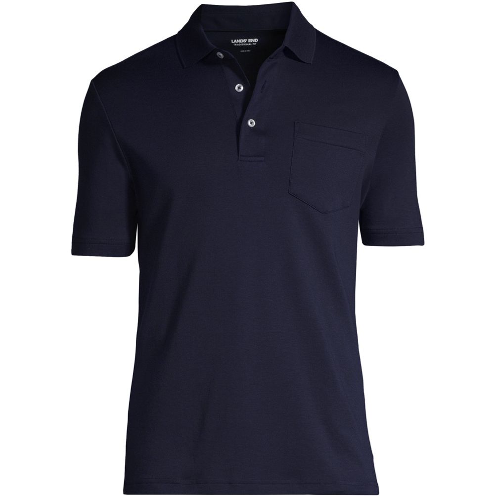 Lands end outlet pima cotton polo