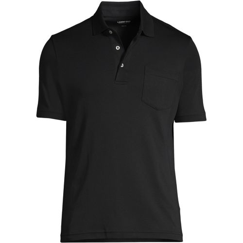 Men's Short Sleeve Super Soft Supima Polo Shirt with Pocket