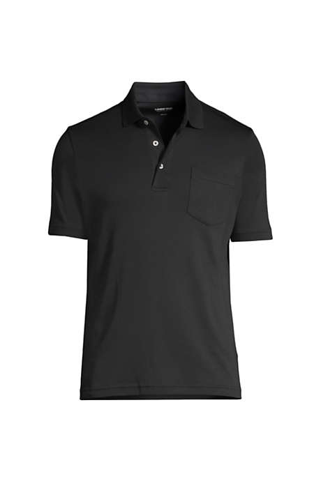 Men's Short Sleeve Super Soft Supima Polo Shirt with Pocket