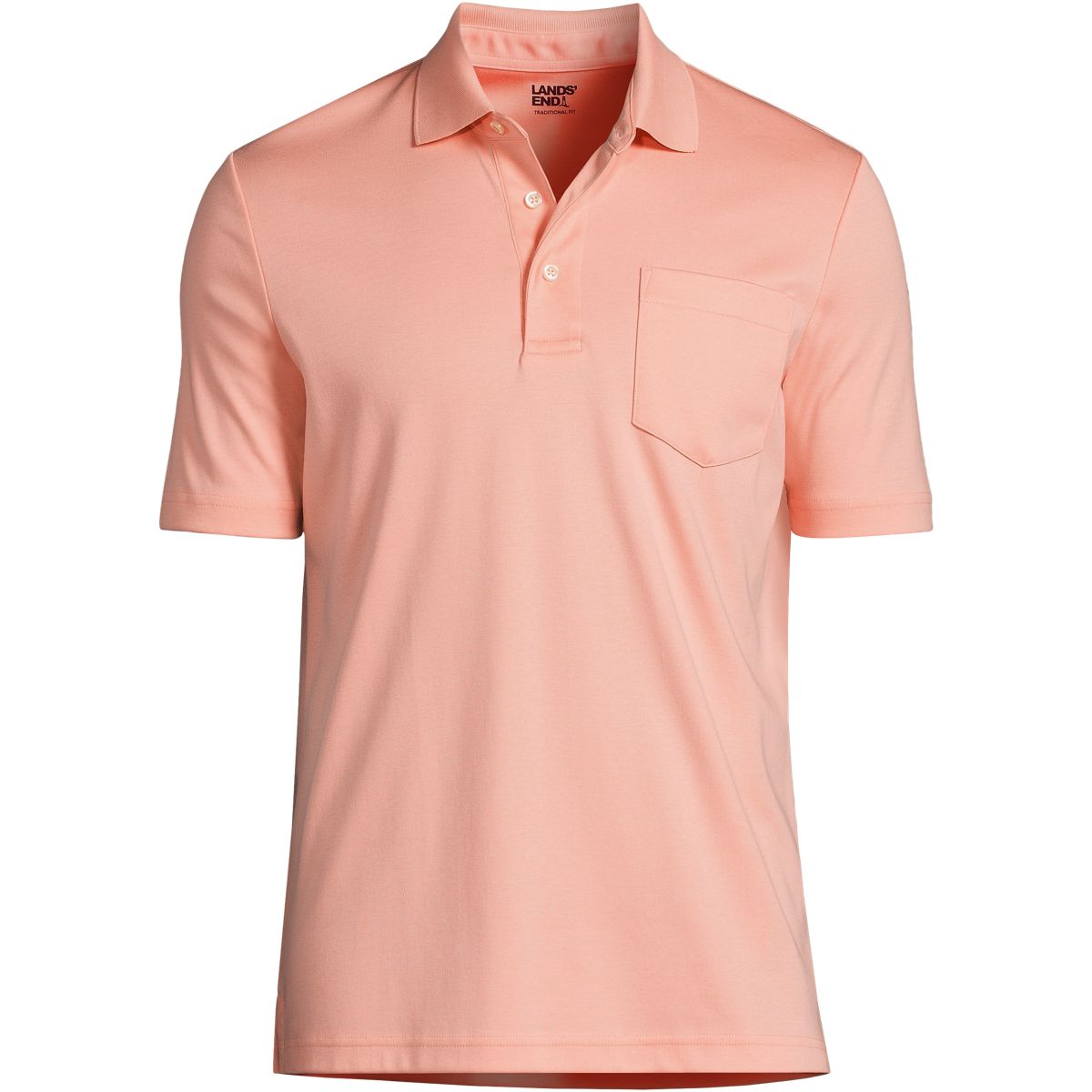 Men's Short Sleeve Cotton Supima Polo Shirt with Pocket