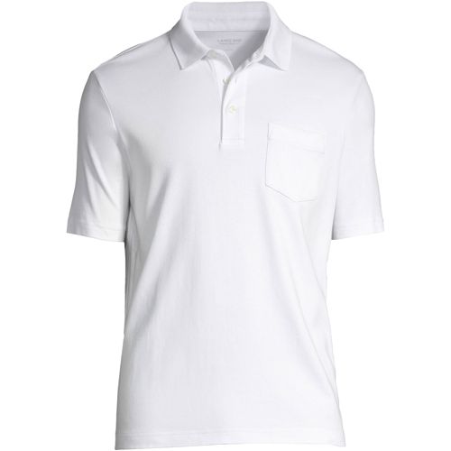 Men's Short Sleeve Super Soft Supima Polo Shirt with Pocket