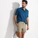 Men's Tall Short Sleeve Super Soft Supima Polo Shirt with Pocket, alternative image