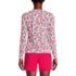 Women's Crew Neck Long Sleeve Rash Guard UPF 50 Sun Protection Swim Tee, Back