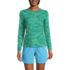 Women's Petite SunShade UPF 50 Long Sleeve Relaxed Rash Guard Print, Front