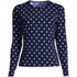 Women's Petite Crew Neck Long Sleeve Rash Guard UPF 50 Sun Protection Swim Tee, Front