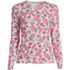 Women's Crew Neck Long Sleeve Rash Guard UPF 50 Sun Protection Swim Tee, Front