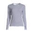 Women's Crew Neck Long Sleeve Rash Guard UPF 50 Sun Protection Swim Tee, Front
