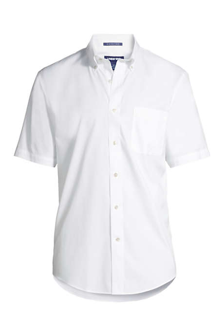 Men's No Iron Traditional Fit Pinpoint Dress Shirt