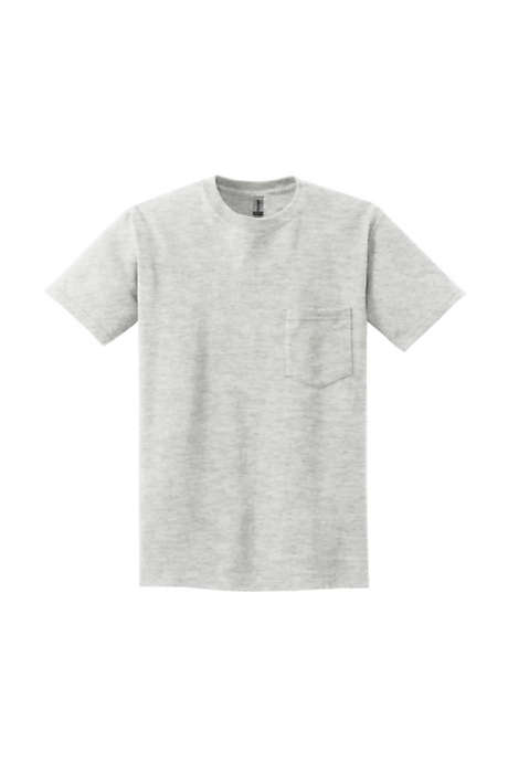 Gildan Unisex Big Plus Size Short Sleeve Screen Print Pocket T-Shirt