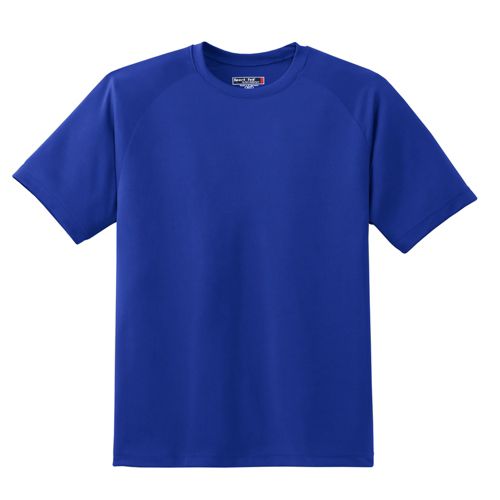 Sport-Tek Unisex Big Plus Size Short Sleeve Dry Zone Raglan T-Shirt