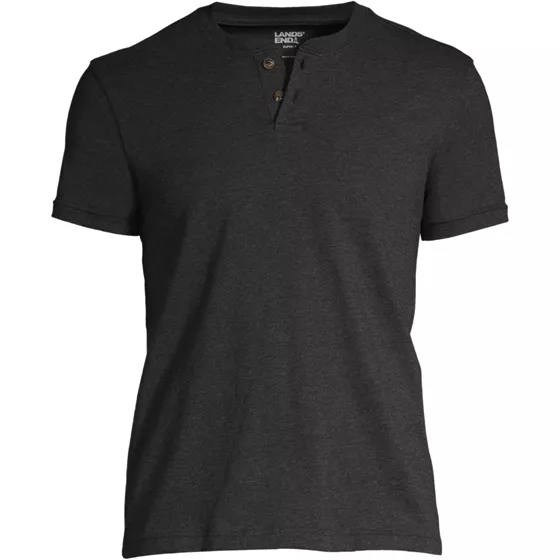Men's Big and Tall Short Sleeve Super-T Henley - primary