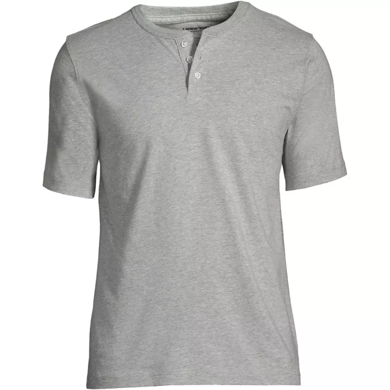 Men's Big Short Sleeve Super-T Henley, Front