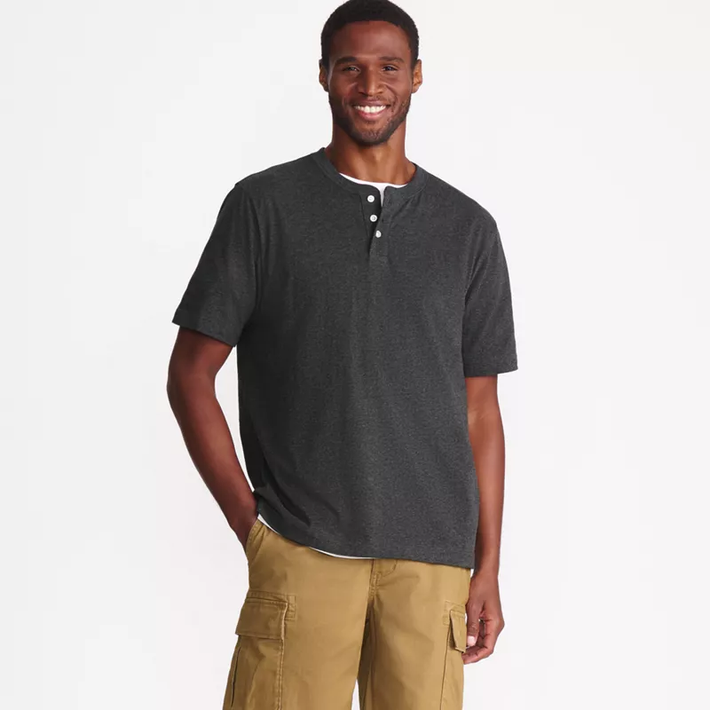 Men's Short Sleeve Super-T Henley , alternative image