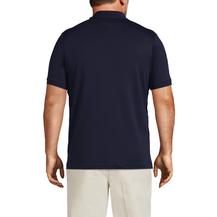 School Uniform Men's Short Sleeve Cotton Supima Polo Shirt view 5
