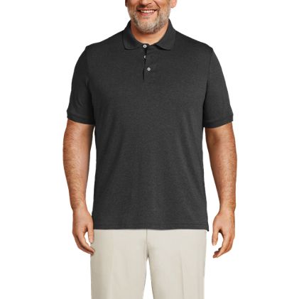 School Uniform Men's Big and Tall Short Sleeve Cotton Supima Polo Shirt - image 1