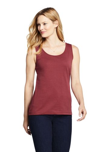 Women's Cotton Tank Top from Lands' End
