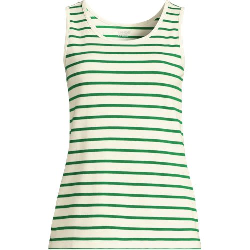 売れ筋商品|||ランズエンド カットソー トップス レディース Women's Cotton Tank Top Forest moss Women's Cotton Tank Top | Lands' End