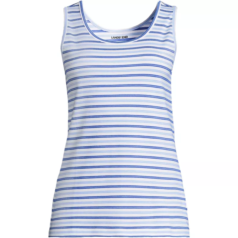 Women's Plus Size Cotton Tank Top, Front