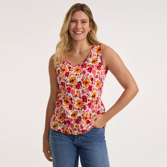 Women's Petite Cotton Tank Top - primary